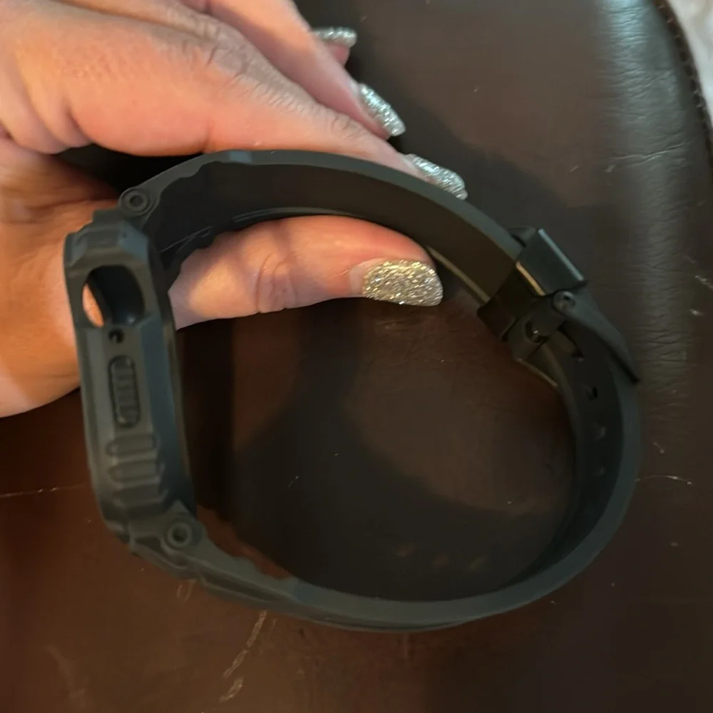 Amband military tactical Apple Watch black band